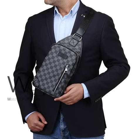 lv men black shoulder bag|louis vuitton shoulder bag men's.